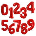 40inch Gradient Rose Red Gold Silver Big Number Foil Balloons 0 1 2 3 4 5 6 7 8 9 18 years Old Birthday Party Wedding Decoration