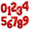 40inch Gradient Rose Red Gold Silver Big Number Foil Balloons 0 1 2 3 4 5 6 7 8 9 18 years Old Birthday Party Wedding Decoration