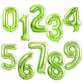 40inch Gradient Rose Red Gold Silver Big Number Foil Balloons 0 1 2 3 4 5 6 7 8 9 18 years Old Birthday Party Wedding Decoration