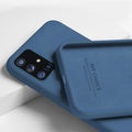 Soft Liquid Silicone Case For Samsung Galaxy A51 A71 A50 S20 Ultra S10 Plus S10e Note 20 10 Lite S9 S21 FE A32 A52 A72 M51 A21S