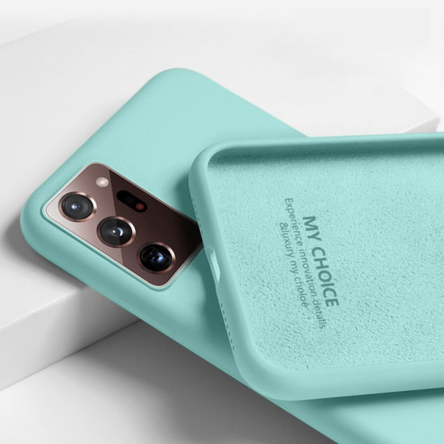 Soft Liquid Silicone Case For Samsung Galaxy A51 A71 A50 S20 Ultra S10 Plus S10e Note 20 10 Lite S9 S21 FE A32 A52 A72 M51 A21S