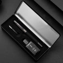 Black Metal Fountain Pen Titanium Black EF/F Nib High Quality Tree Texture Excellent Writing Gifts For Business Office Supplies