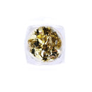 Gold Silver Aluminum Nail Foil Glitter Sequins Nails Art Irregular Flakes Polish Manicure Design Stickers Decorative Accessories
