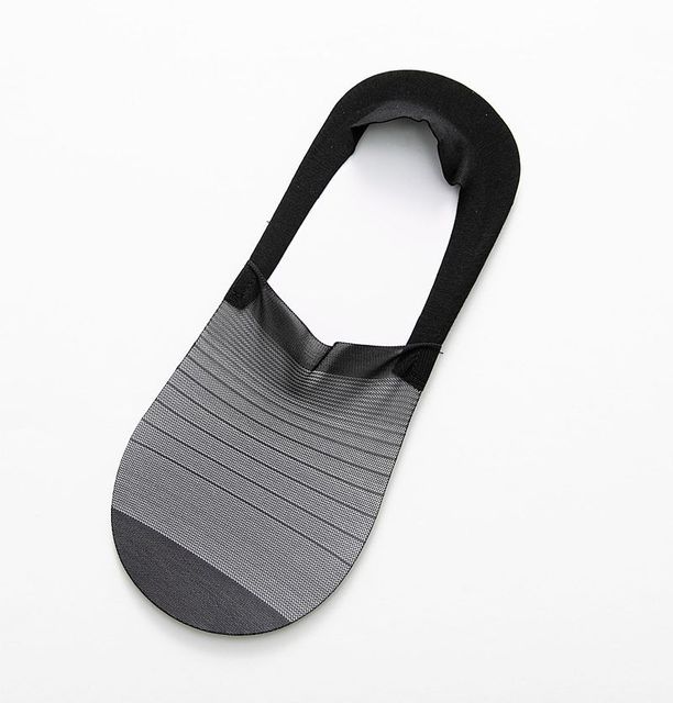 Jeseca Summer Mesh Breathable Men's No Show Socks Business Male Invisible Silicone Non-slip Sock Slippers Seamless Boat Sock Sox