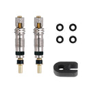 2/6/12PCS Presta Valve Brass Core W/ Optional Tool CNC-machined FV MTB Road Bike Tubes Repair Tire Service Parts