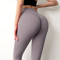 CHRLEISURE Push Up Sports Leggings For Women Seamless Yoga Pants Scrunch Butt Elastic Skinny Stretchy Running Tight Gym Workout