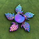 Rainbow Metal Finger Spinner R118 Bearing Spinner Toy Adult Toys for Children Raytheon Mushroom 60-65mm Fidget Spinner 2019