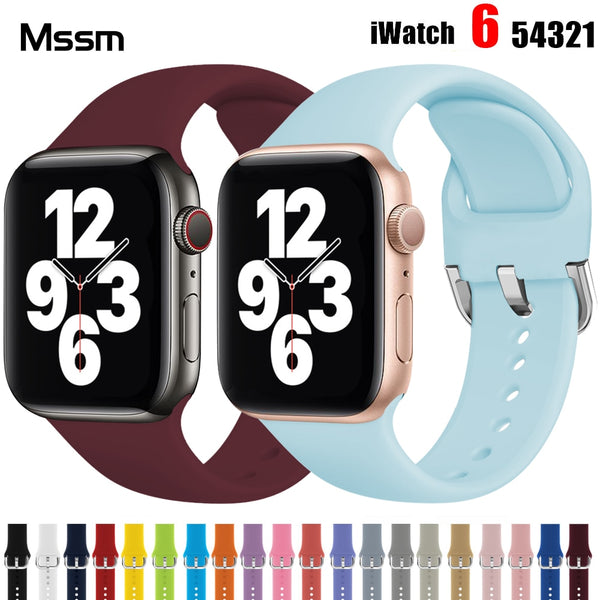 Strap For Apple Watch band 44mm 40mm for iwatch Bracelet series 6 Se 5 4 3 2 1 42mm 38mm correa pulseira watchband accessories