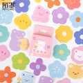 46Pcs/box Natural Scenary Stickers Creative Cute Mint Diary Journal Decoration Stationery Flakes Scrapbooking DIY Stickers