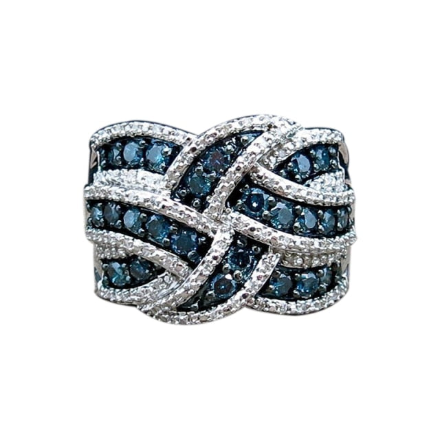 FDLK   Women Luxury Alloy Finger Band Inlaid Ring Jewelry Gift