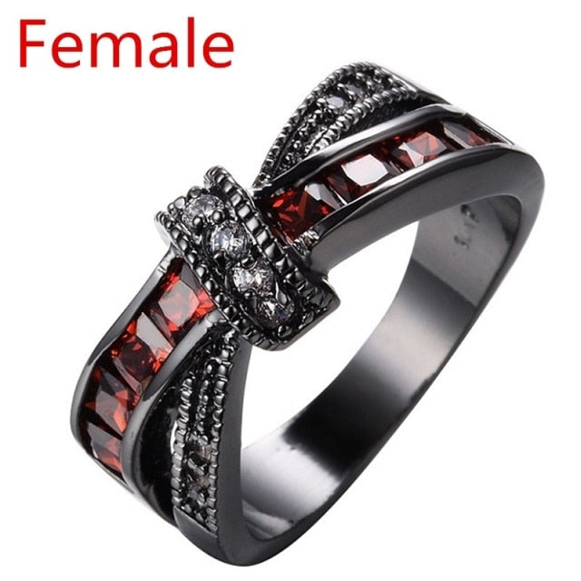 FDLK   Women Luxury Alloy Finger Band Inlaid Ring Jewelry Gift