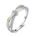 FDLK   Women Luxury Alloy Finger Band Inlaid Ring Jewelry Gift