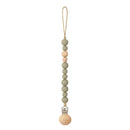 Baby Pacifier Clips Silicone Beads Wooden Ring Pacifier Chain Infant Nipple Appease Soother Chain Clips Dummy Holder Nipple Clip