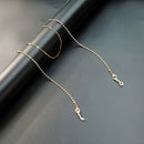 kissme Silver Color Sunglasses Masking Chains For Women Delicate Crystal Eyeglasses Chains 2021 New Fashion Jewelry Wholesale