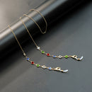 kissme Silver Color Sunglasses Masking Chains For Women Delicate Crystal Eyeglasses Chains 2021 New Fashion Jewelry Wholesale