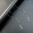 kissme Silver Color Sunglasses Masking Chains For Women Delicate Crystal Eyeglasses Chains 2021 New Fashion Jewelry Wholesale