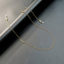 kissme Silver Color Sunglasses Masking Chains For Women Delicate Crystal Eyeglasses Chains 2021 New Fashion Jewelry Wholesale