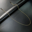 kissme Silver Color Sunglasses Masking Chains For Women Delicate Crystal Eyeglasses Chains 2021 New Fashion Jewelry Wholesale