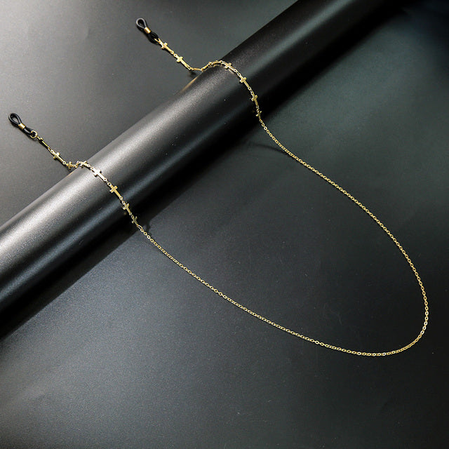 kissme Silver Color Sunglasses Masking Chains For Women Delicate Crystal Eyeglasses Chains 2021 New Fashion Jewelry Wholesale