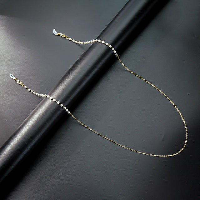 kissme Silver Color Sunglasses Masking Chains For Women Delicate Crystal Eyeglasses Chains 2021 New Fashion Jewelry Wholesale