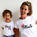 Rainbow Mother Daughter T-shirts Summer Family Matching Outfits Mom Baby Mommy and Me Tee-shirt Clothes Woman Girls Cotton Tops