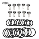 10Pcs/Bag Plastic Fishing Hook Keeper for Fishing Rod Pole Fishing Lures Bait Safety Holder Chub Carp Easy-Fishing Tackle Hooks