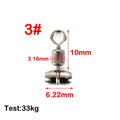 10pcs Fishing Swivels 3-way Stainless Steel Fishing Connector Rolling Bearing Swivel Hook for Carp Tackle Accessories tool