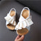 2021 New Summer Children's Sandals Leather Ruffles Toddler Kids Shoes Cute Baby Shoes Soft Fashion Princess Girls Sandals 21-30