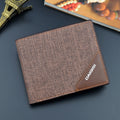 Men Business Leather Billfold Wallet Brand Luxury Short Slim Male Purses Money Credit Card Thin Hombre Billetera Portafoglio