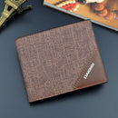Men Business Leather Billfold Wallet Brand Luxury Short Slim Male Purses Money Credit Card Thin Hombre Billetera Portafoglio