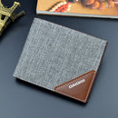 Men Business Leather Billfold Wallet Brand Luxury Short Slim Male Purses Money Credit Card Thin Hombre Billetera Portafoglio
