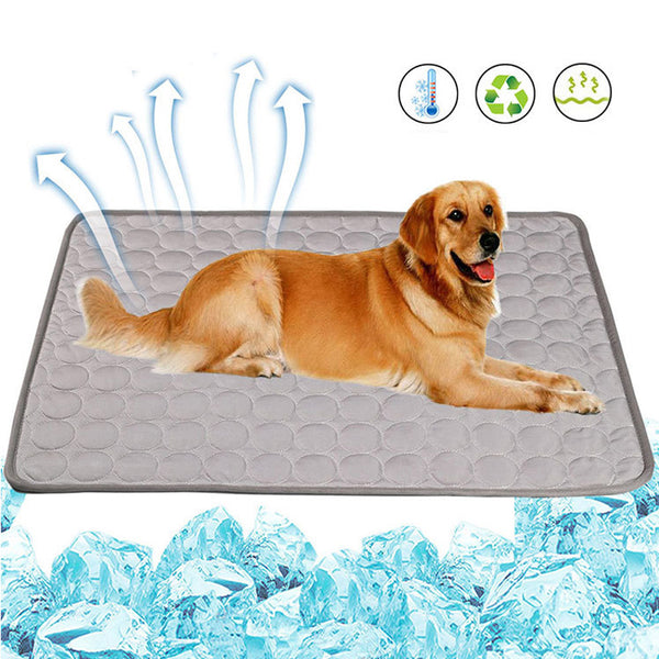 Dog Cooling Mat Summer Pad Mat For Dogs Cat Breathable Blanket Cat Ice Pads Washable Sofa Breathable Pet Dog Bed Pet Mat