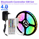 RGB LED Strip Light 5050 2835 Flexible LED Light Strip 10M 15M 20M 12V RGB LED Tape Set wiht Wifi / Bluetooth Music Controller