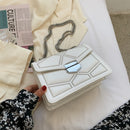 Rivet Chain Brand Designer PU Leather Crossbody Bags For Women 2021 Simple Fashion Shoulder Bag Lady Luxury Small Handbags