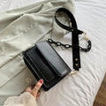 Chain Design New Mini PU Leather Flap Bags For Women 2021 Summer Lady Shoulder Handbag Female Beautiful Fashion Cross Body Bag