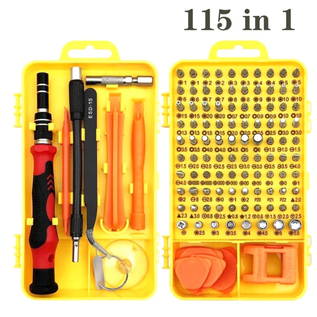 Hand Tool Precision Screwdriver Set Phone Repair Tool Kit Car Repair Tool Precision Screwdriver Bit Set Mobile Hand Tool Set