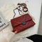 Embroidery Thread Small PU Leather Crossbody Bags For Women 2021 Trend Hand Bag Women's Branded Trending Shoulder Handbags