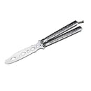 Foldable Butterfly Knife Portable Transformable Blunt Balisong Pocket Trainer Survival Knife Training Tool For Outdoor Game