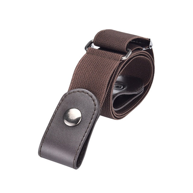 Elastic Invisible Belt Woven Fabric Traceless Unisex Waist Belt Fashionable Jean Belt Easy Belt Without Buckle free Belts
