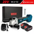 WOSAI M14 Cordless Angle Grinder 20V Lithium-Ion Grinding Machine Cutting Electric Angle Grinder Grinding Brushless Power Tool