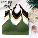 Wireless Backless Bras Women Bralette Top Push Up Sports Bra Female Open Back Brassiere Tube Seamless Crop Tank Tops Active Bras