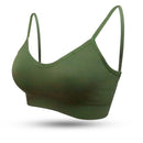 Wireless Backless Bras Women Bralette Top Push Up Sports Bra Female Open Back Brassiere Tube Seamless Crop Tank Tops Active Bras