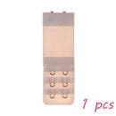 2 Hook Bra Extender For Women's Elastic Bra Extension Strap Hook Clip Expander Adjustable Belt Buckle Intimates 1/3/4 Pcs