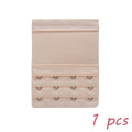 2 Hook Bra Extender For Women's Elastic Bra Extension Strap Hook Clip Expander Adjustable Belt Buckle Intimates 1/3/4 Pcs