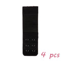 2 Hook Bra Extender For Women's Elastic Bra Extension Strap Hook Clip Expander Adjustable Belt Buckle Intimates 1/3/4 Pcs