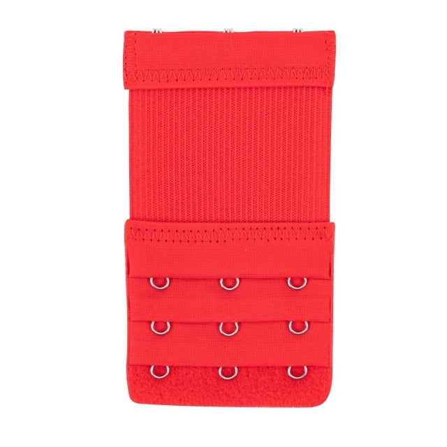 2 Hook Bra Extender For Women's Elastic Bra Extension Strap Hook Clip Expander Adjustable Belt Buckle Intimates 1/3/4 Pcs