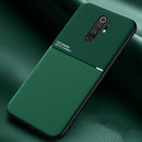 Luxury Leather Armor Case For Xiaomi Redmi Note 8 pro Matte Magnetic Holder Soft Cover For Redmi 7 7A 8A K20 Note 8T 9 9S Coque