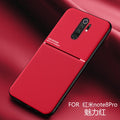 Luxury Leather Armor Case For Xiaomi Redmi Note 8 pro Matte Magnetic Holder Soft Cover For Redmi 7 7A 8A K20 Note 8T 9 9S Coque