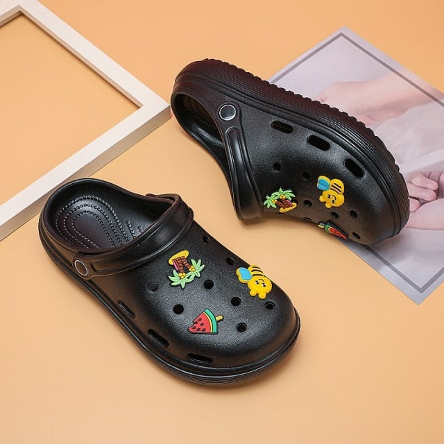 Hot Sale Pink Cute Summer Sandals Women Beach Sandals Non Slip Comfortable Lightweight Outdoor Sandals Woman zuecos de mujer