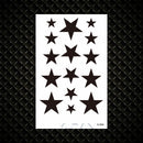 Hot Small Sexy Lips Leaf Black Cartoon Temporary Tattoo Cute Star Tattoo Sticker Love Women Body Finger Art Tatoo Kid Waterproof